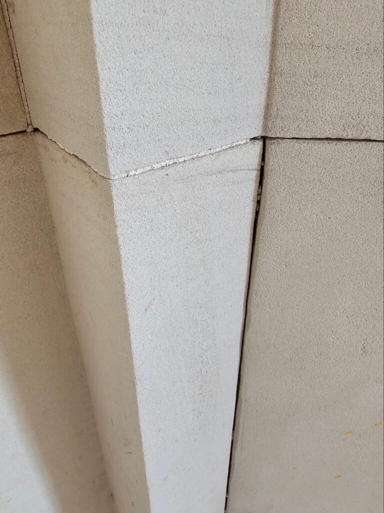 art of repointing stone facade skin panels