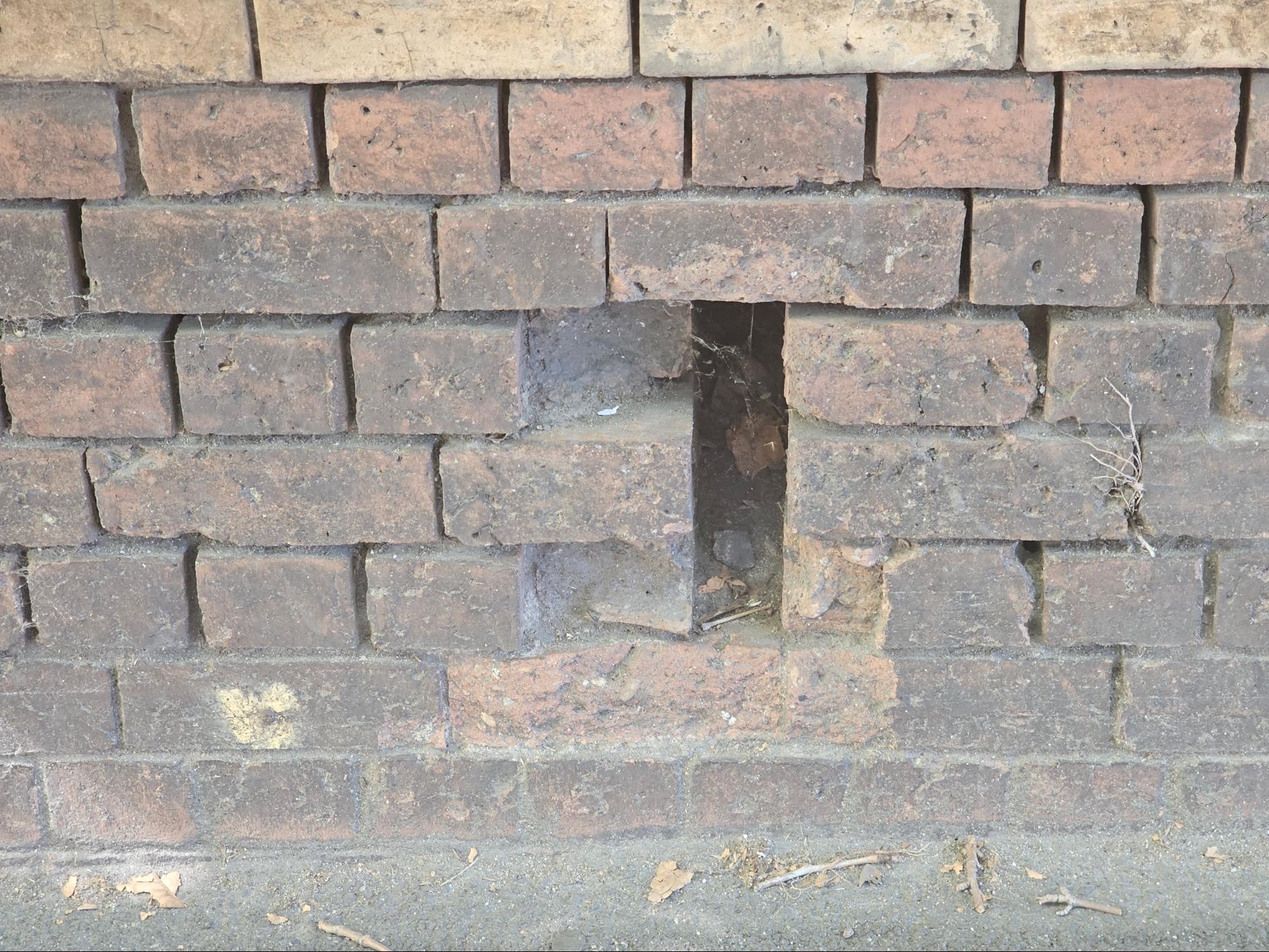 brick spalling
