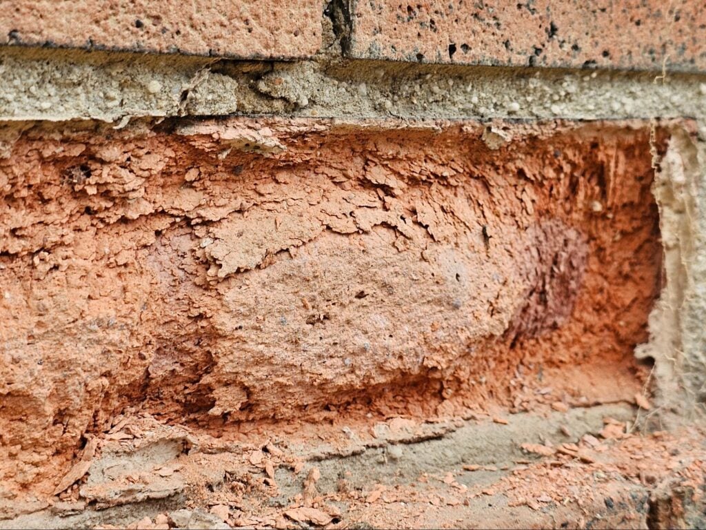 reasons of brick spalling