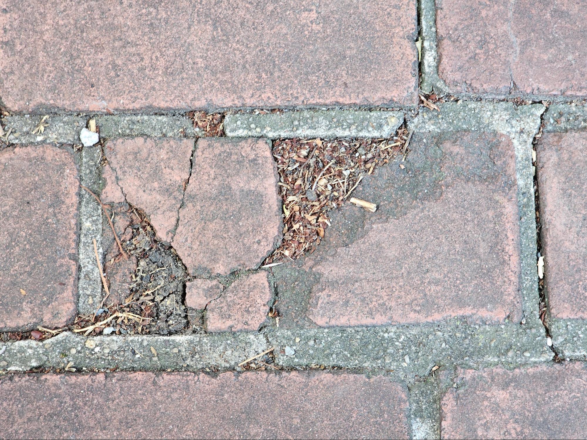 brick and horizontal position