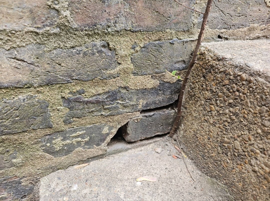 Base Wall Deterioration Stairway