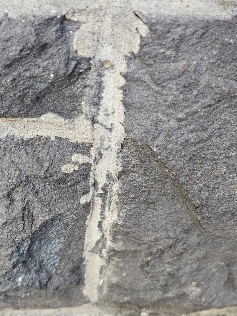 mortar that looks much worse