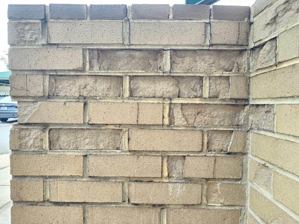 A Case of Extreme Brick Spalling