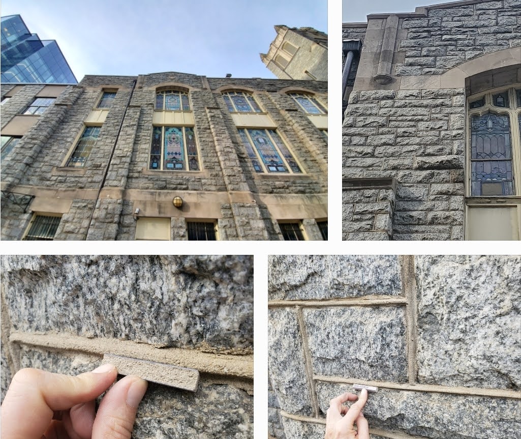 Mortar Color for Spot Mortar Restoration 