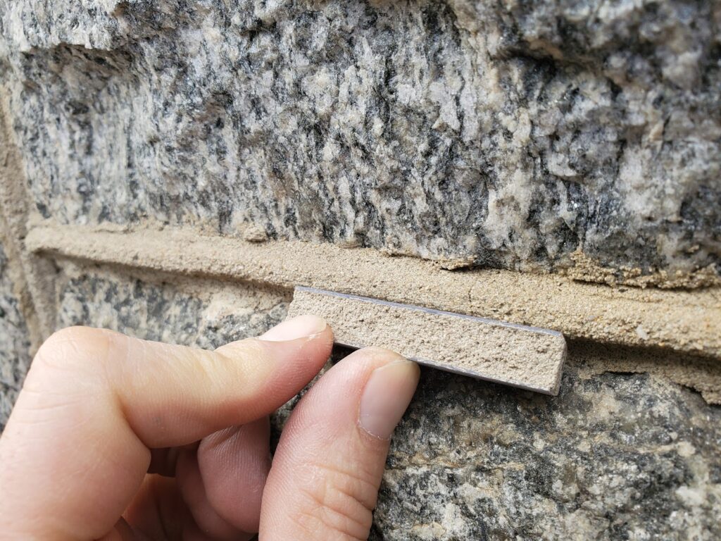  the repointing or tuckpointing process