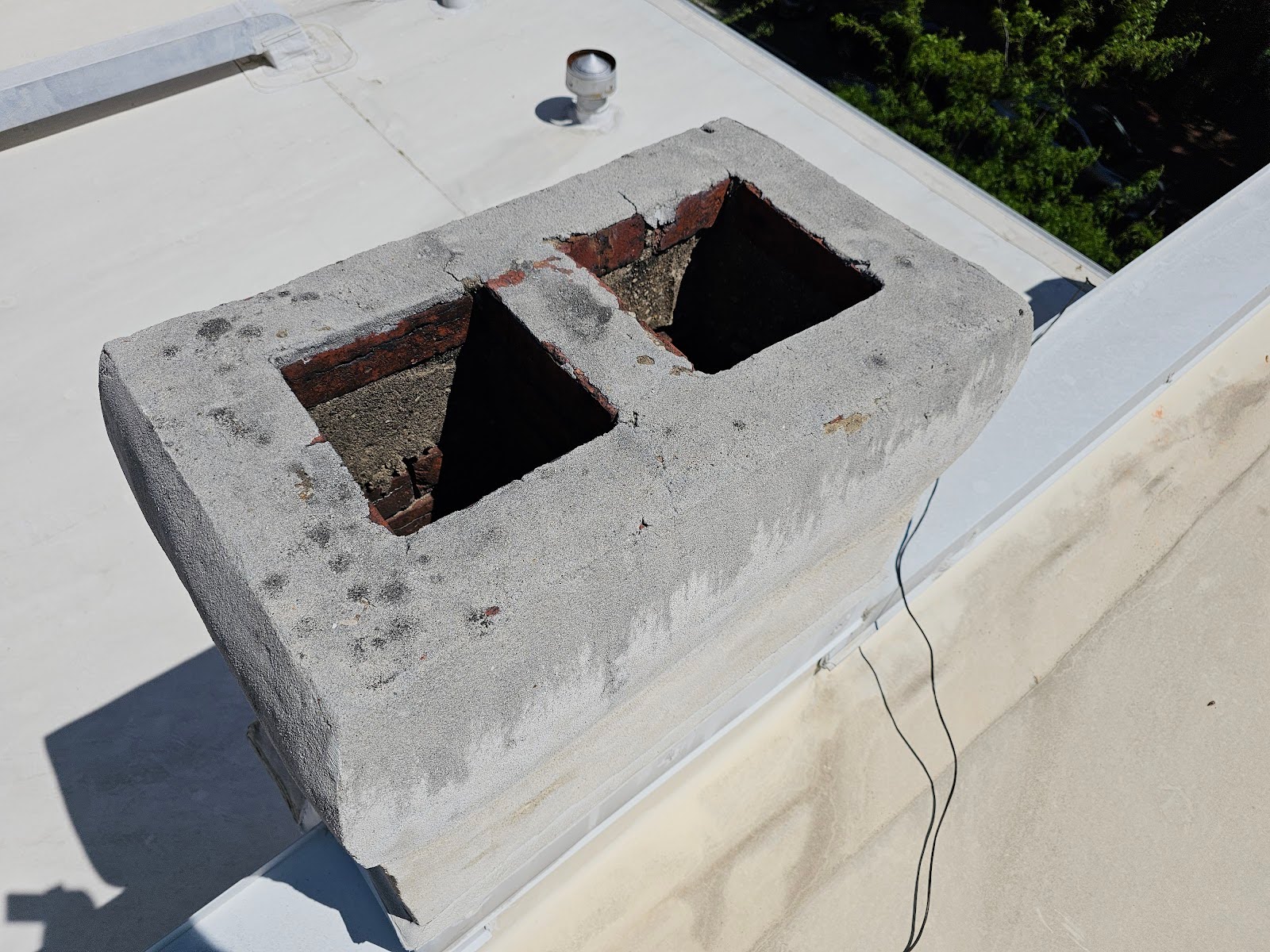 well-maintained and restored chimney,