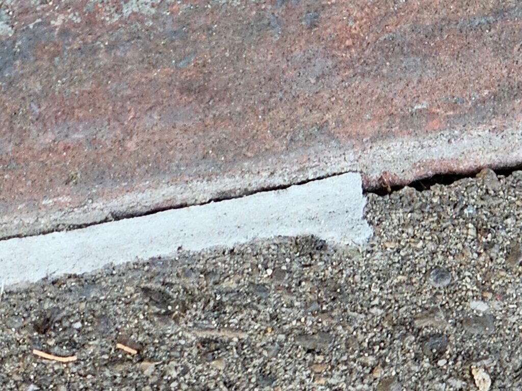 the brick and the concrete