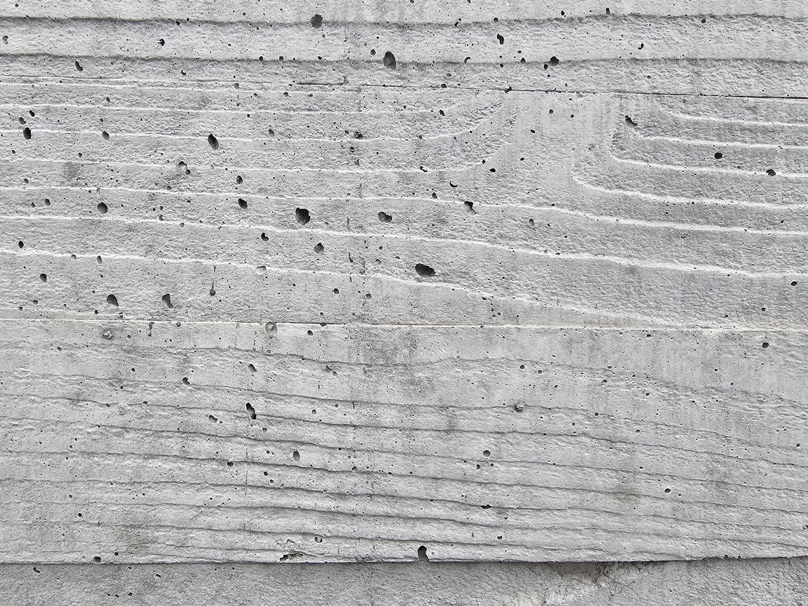 voids are from air pockets in the concrete