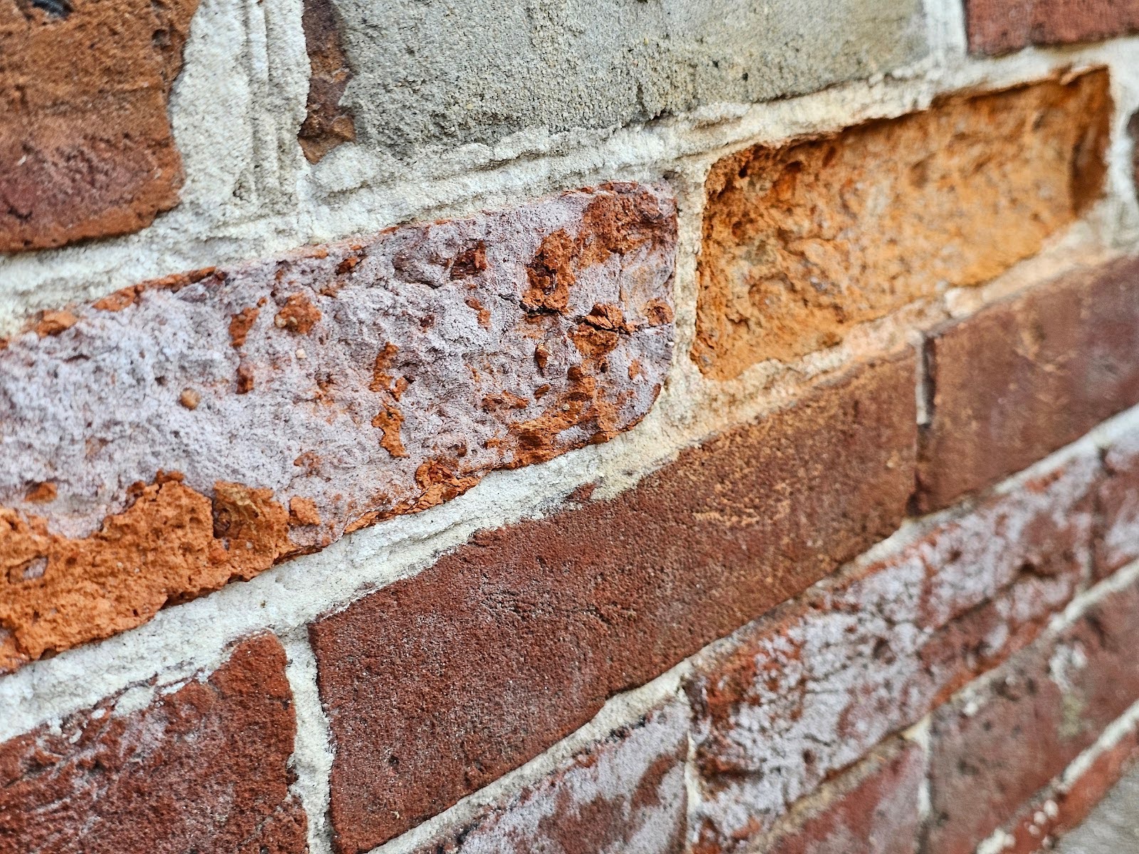 Contemporary bricks are fired through mechanized