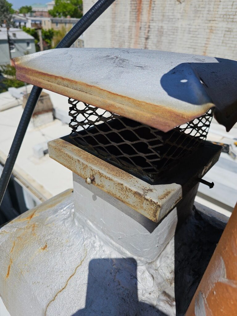 chimney cap and spark arrestor