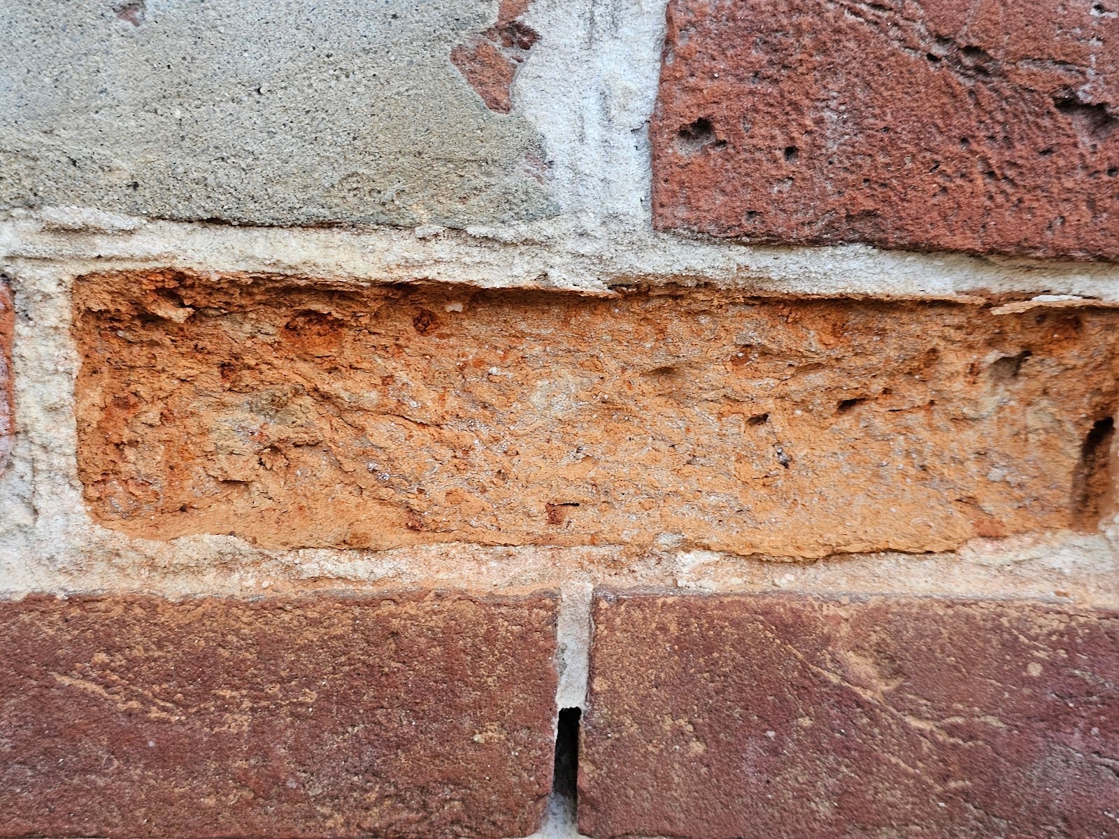 the wall extends even above grade