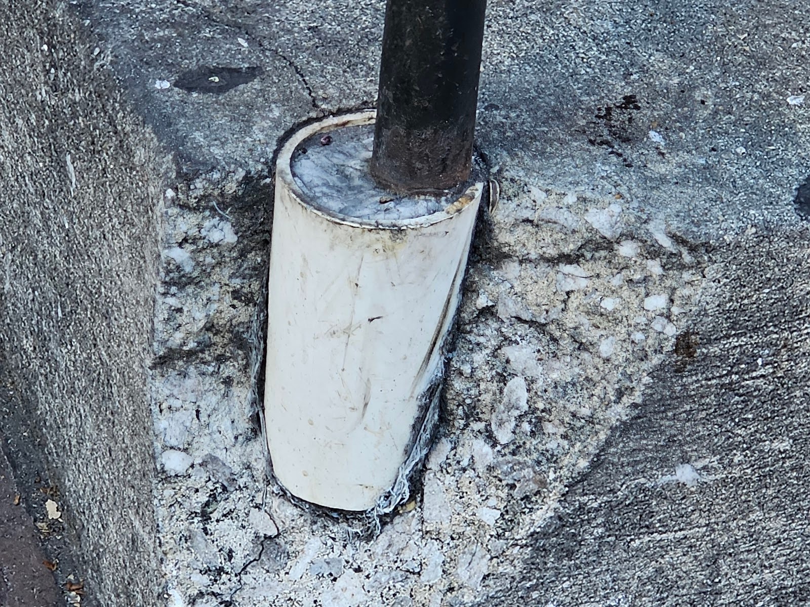 Masonry and concrete post base installation in Washington, DC