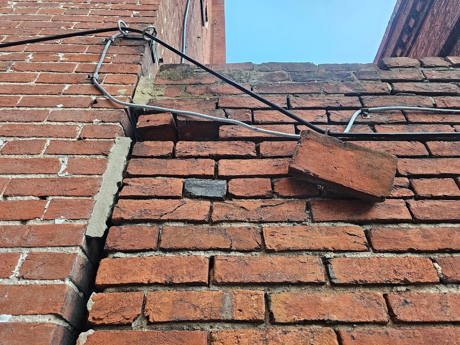 Restoration of historic brick cold joint near Capitol Hill, Washington, DC