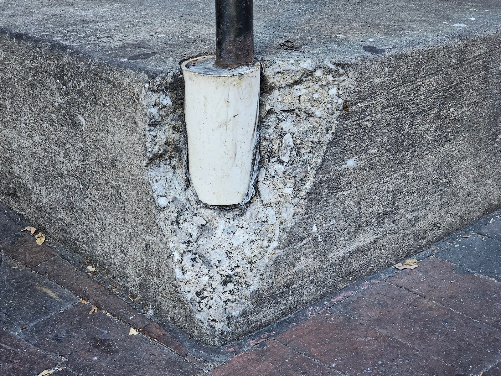 Structural anchoring with masonry and concrete post base in Washington, DC