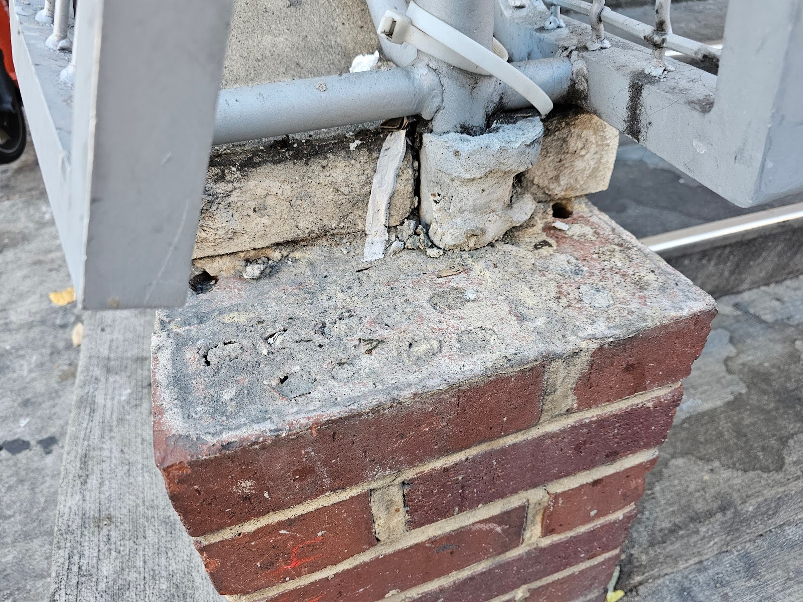 Tensile strength testing on concrete base in Washington, DC project
