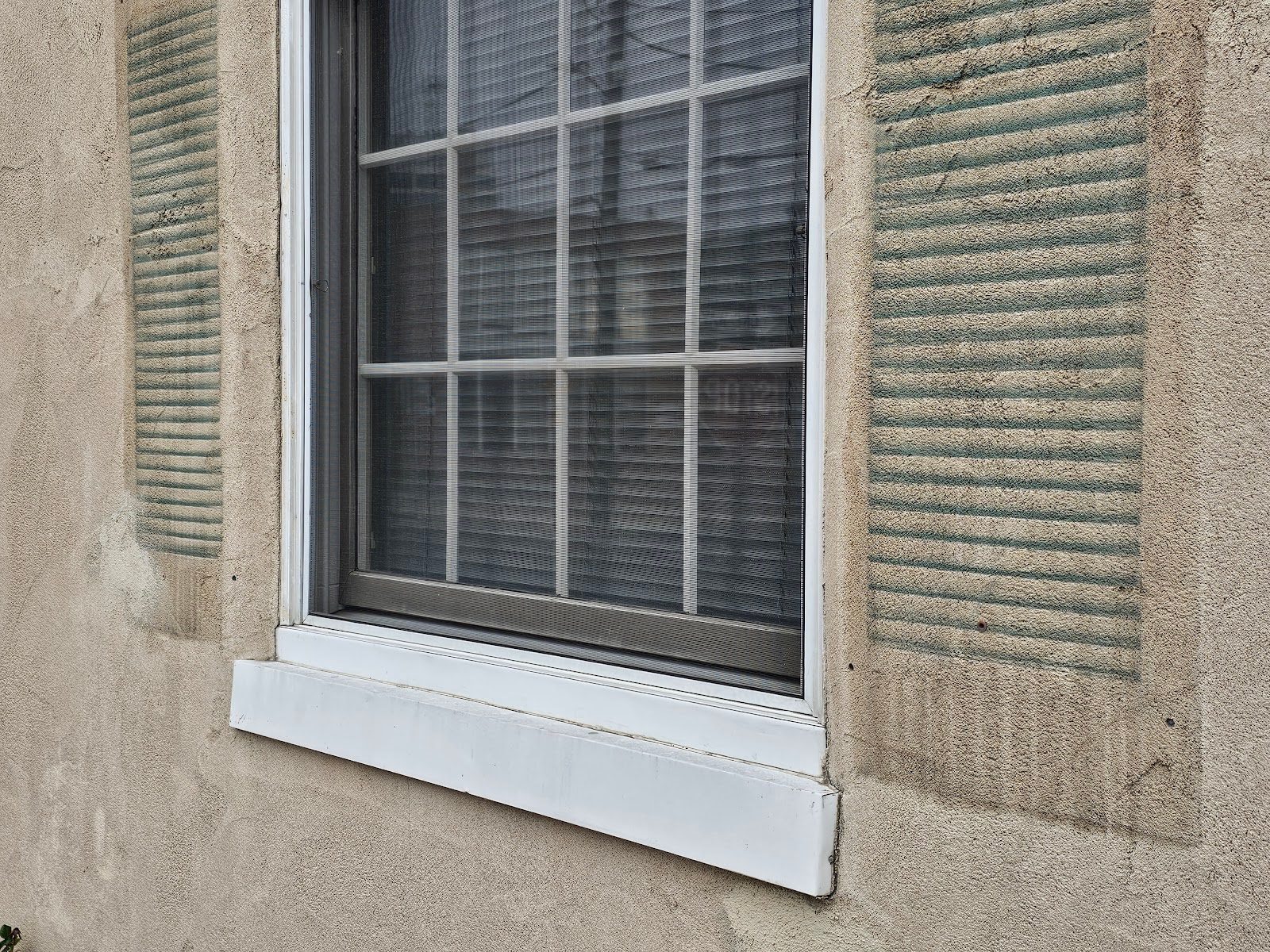 wall is thinner than a typical masonry wall - Faux Timeworn