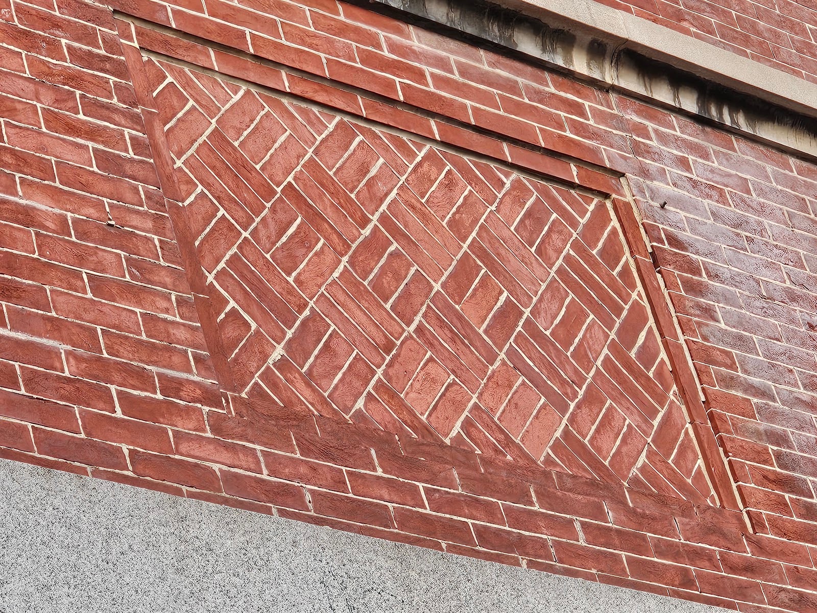 set of windows, in a vertical configuration