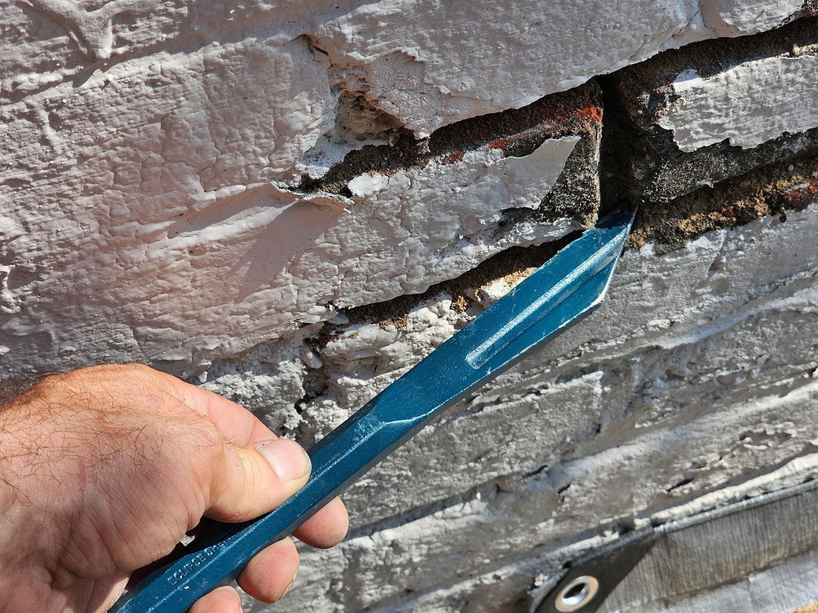 Plug Chisels and Brick Spot Repointing in Washington dc homes