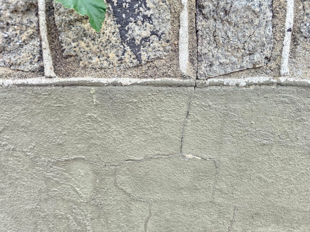 Retaining wall requiring repair or complete rebuilding